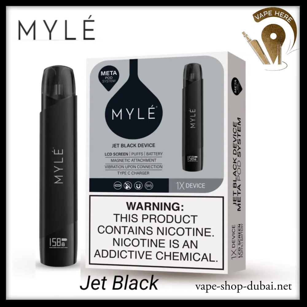 MYLE V5 META KIT POD SYSTEM Jet Black UAE Abu Dhabi